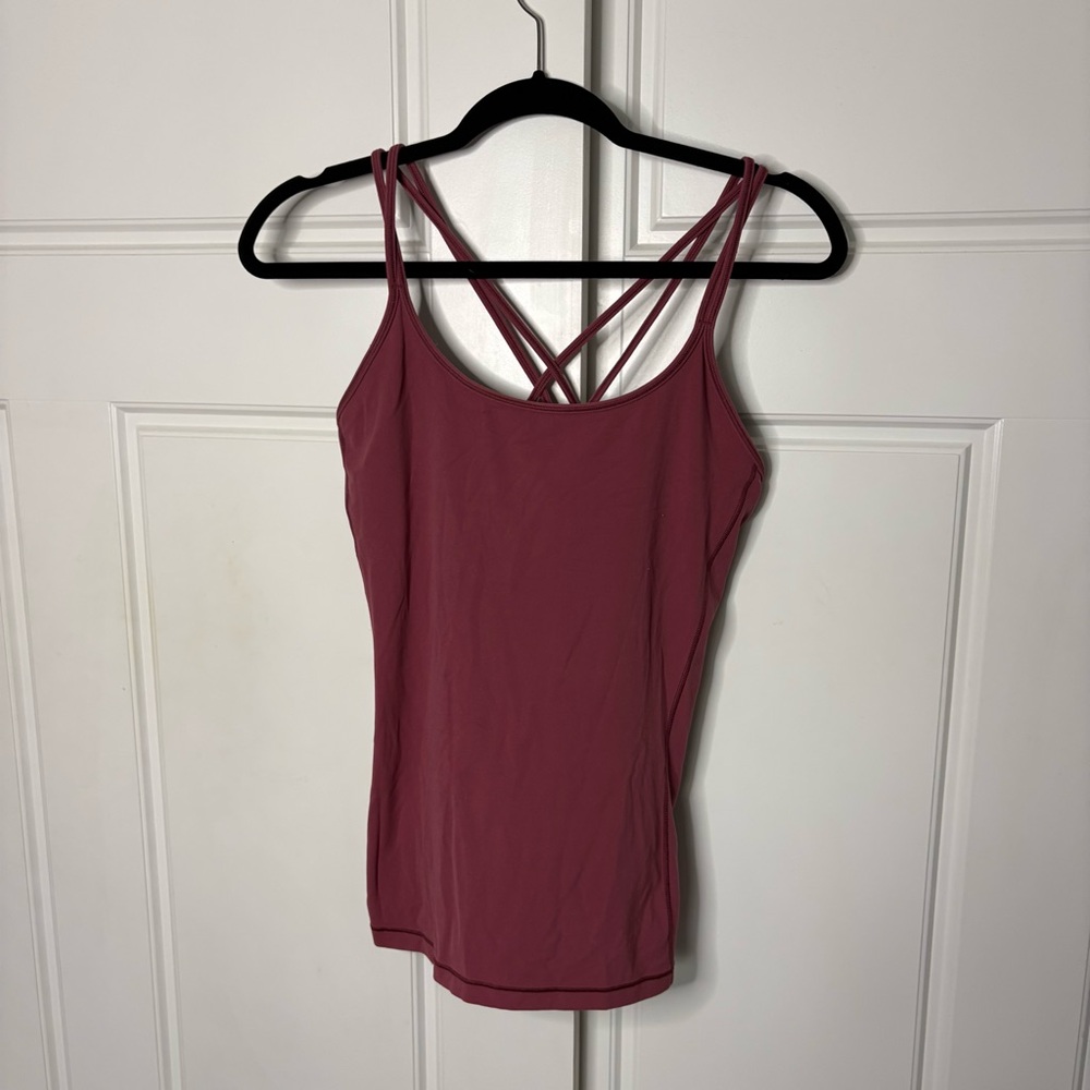 Lululemon | Free To Be Tank Top Misty Merlot Red | Size 10
